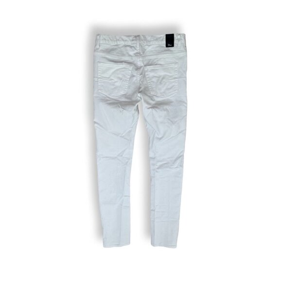 Dior button fly slim 17.5 white men jeans size 29 - Picture 3 of 9